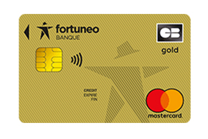 Carte Gold Mastercard Fortuneo