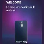 Carte Welcome Boursorama Banque