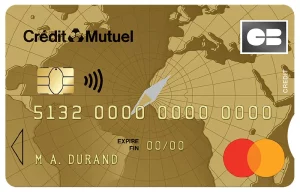 Carte bancaire crédit mutuel gold