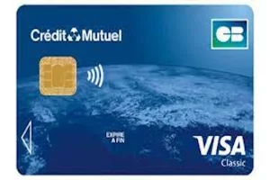 Carte bancaire crédit mutuel visa classique