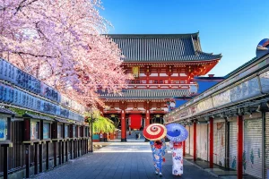 Carte bancaire au japon temple